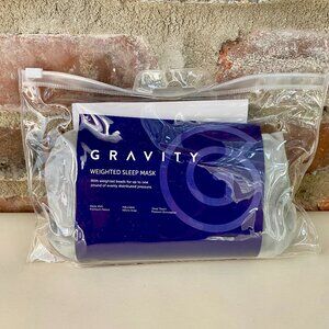 Gravity Weighted Sleep Mask, Pale Gray, Brand New in with Tags in Bag. SOFT!